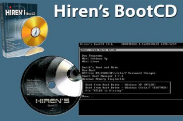 Phân vùng ổ đĩa với Hiren's Boot