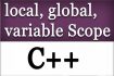 Variable Scope in C++