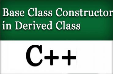 Constructor in derived class
