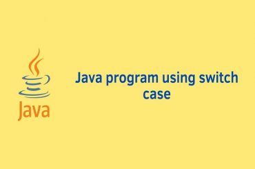 Switch case in Java