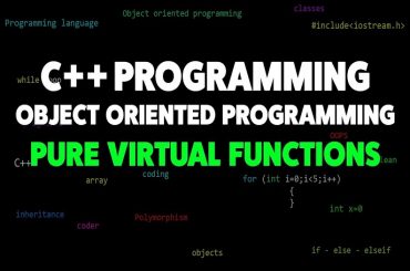 Pure virtual function and abstract class in c++