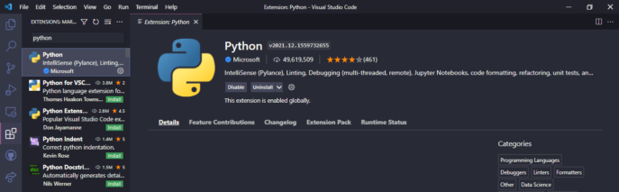 Cài đặt Python và môi trường lập trình với Visual Studio Code