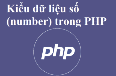 Sử dụng kiểu dữ liệu số (number) trong PHP
