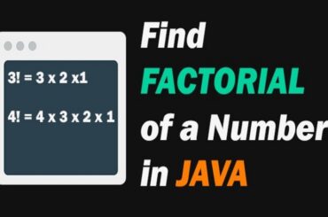 Chương trình tính giai thừa (factorial) trong Java